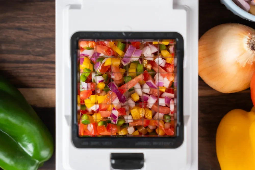 Mandolina Filoshark Premium Picadora Verdura Rallador Color Blanco