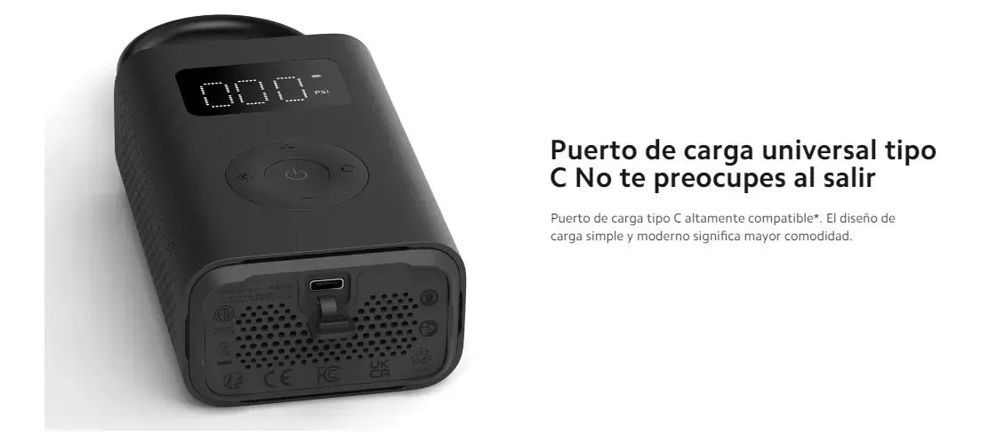 Compresor De Aire Eléctrico Portátil