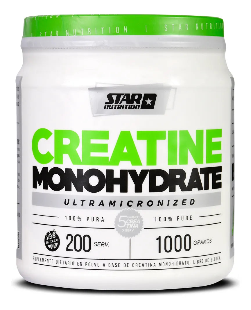 Creatina Monohidratada Star Nutrition en Pote de 1kg