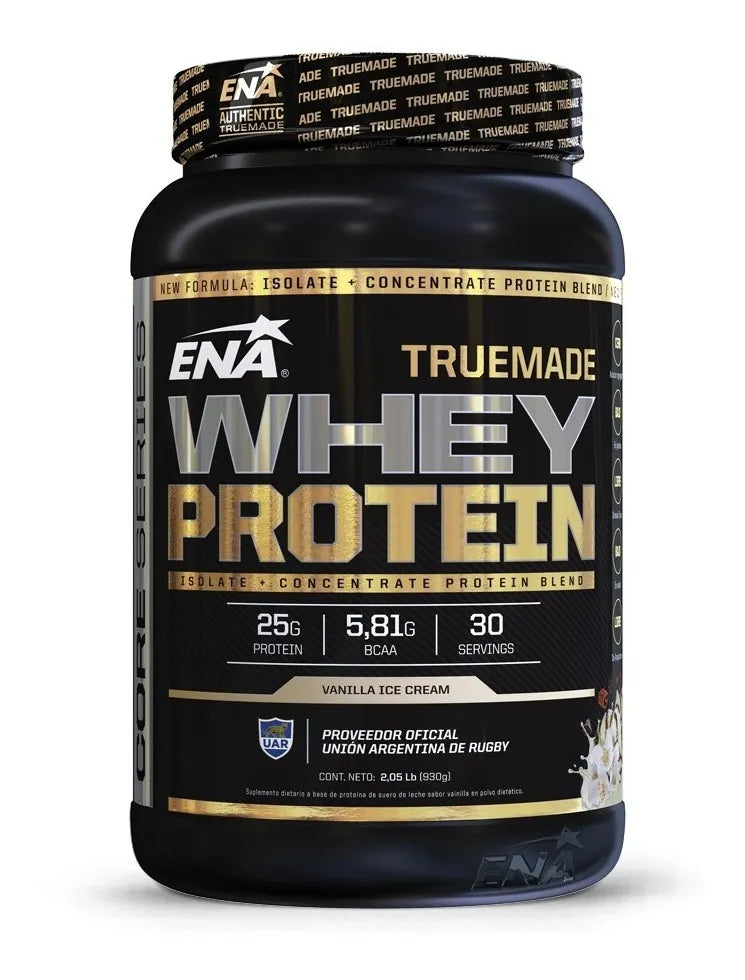 Suplemento en polvo ENA Sport True Made Whey Protein proteínas