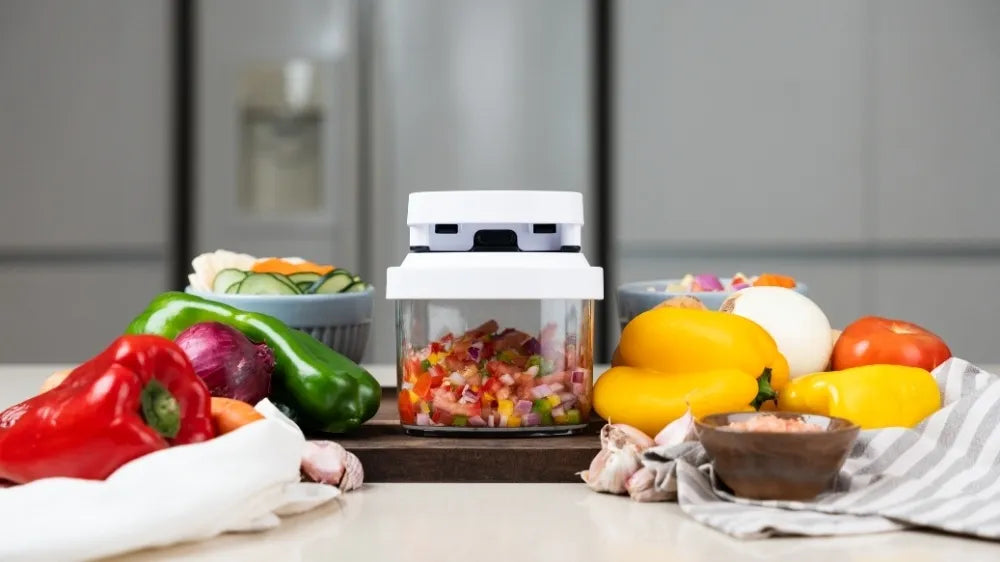 Mandolina Filoshark Premium Picadora Verdura Rallador Color Blanco