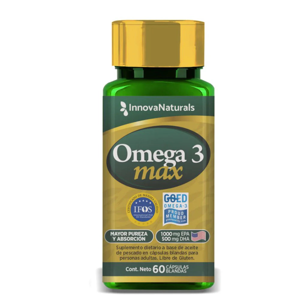 Omega 3 Max 1000 Epa + 500 Dha Innovanaturals 60 Caps